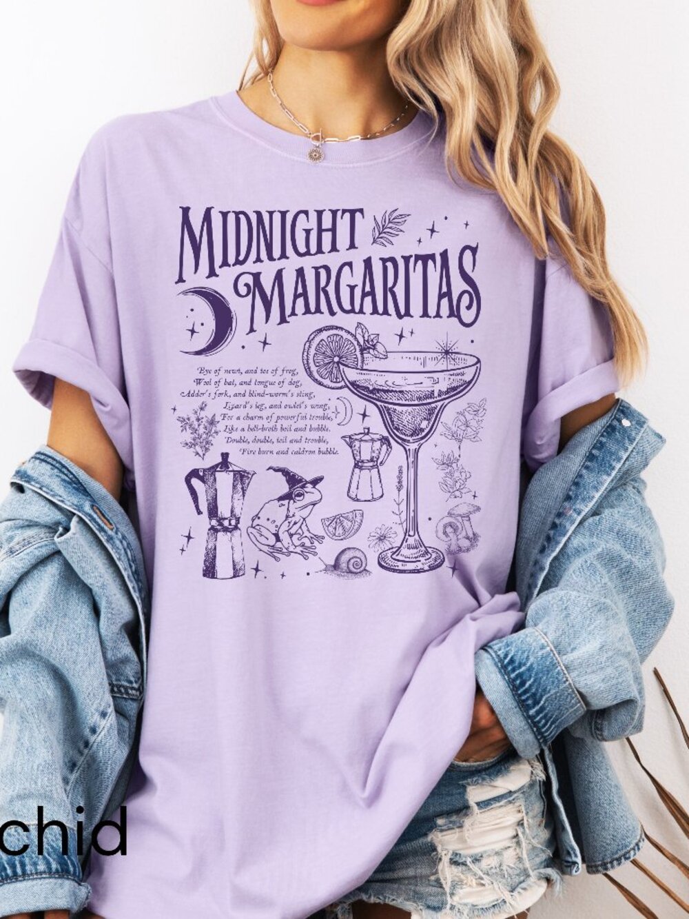 NEW Midnight Margaritas Shirt Witchy Halloween Tee